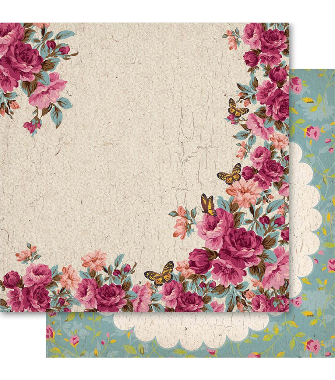Ruby Rock It COUNTRY GARDEN Scrapbook Paper