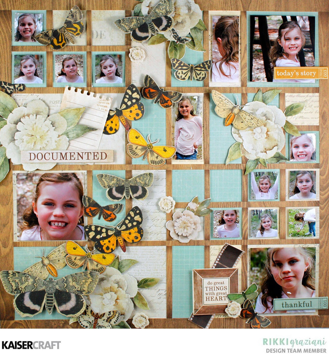 Kaisercraft Anthology SHADOW BOX 12"X12" Diecut Sheet @scrapbooksrus