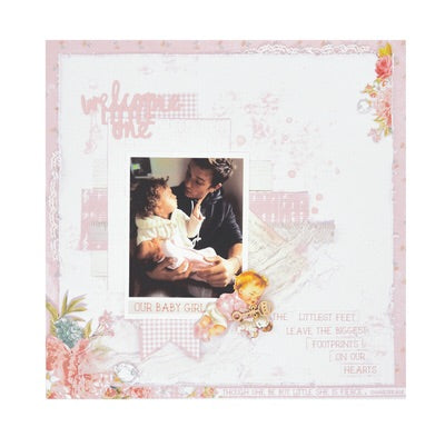Kaisercraft Peek-A-Boo! INFANT 12"X12" Scrapbook Paper Scrapbooksrus