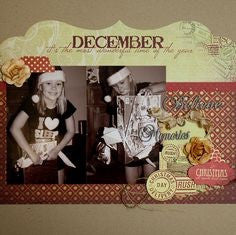 Kaisercraft TWIG & BERRY Collection 12"X12" 1 Sheet - Scrapbook Kyandyland