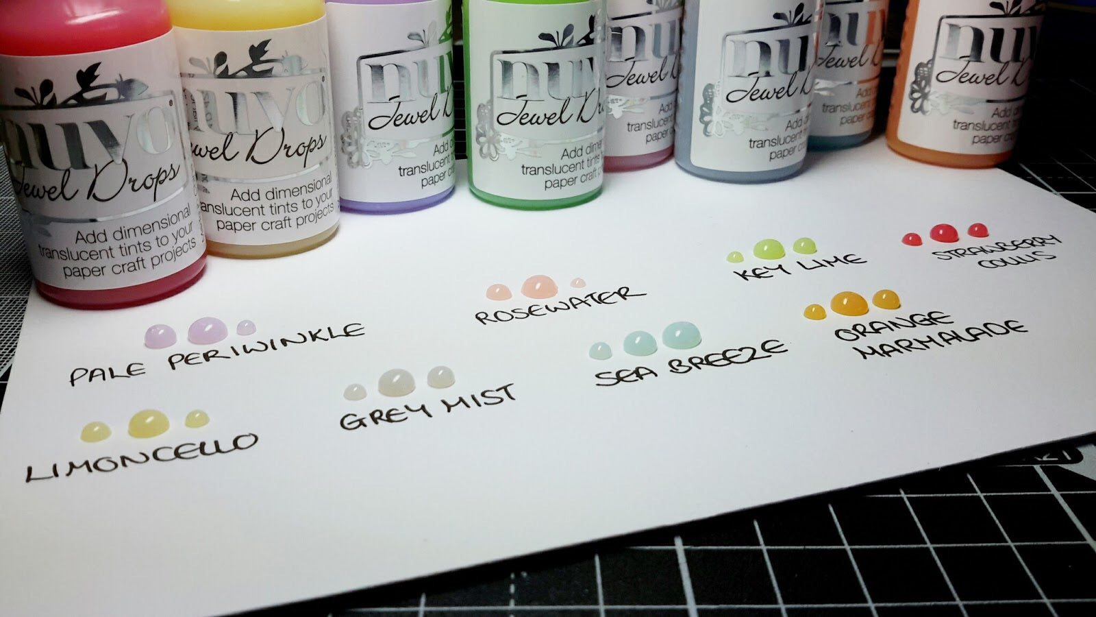 Tonic Nuvo Jewel Drops @Scrapbooksrus Sample