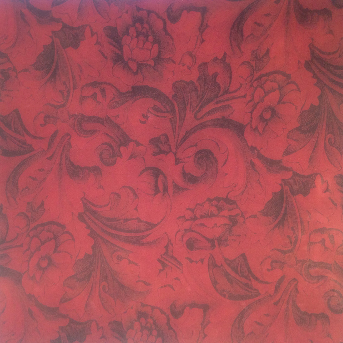 7 Gypsies FLEUR ROUGE 12"X12" Scrapbook Paper