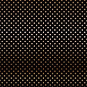Echo Park Black Copper Dot 12"X12" FOILED Paper