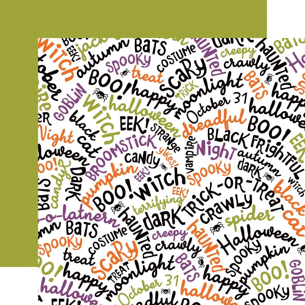 Echo Park I LOVE HALLOWEEN 12"x12" Paper Scrapbooksrus Scrapbook Store