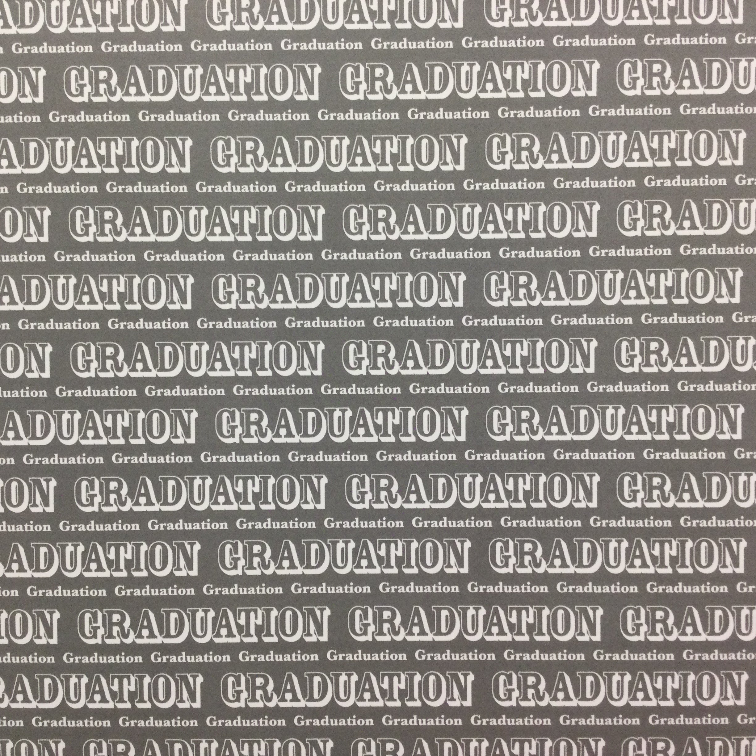 Custom GRADUATION PRIDE 12"X12" Scrapbook Paper Scrapbooksrus