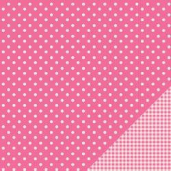 Pebbles Basic POLKA DOTS 12"X12" Cardstock Paper - Scrapbook Kyandyland