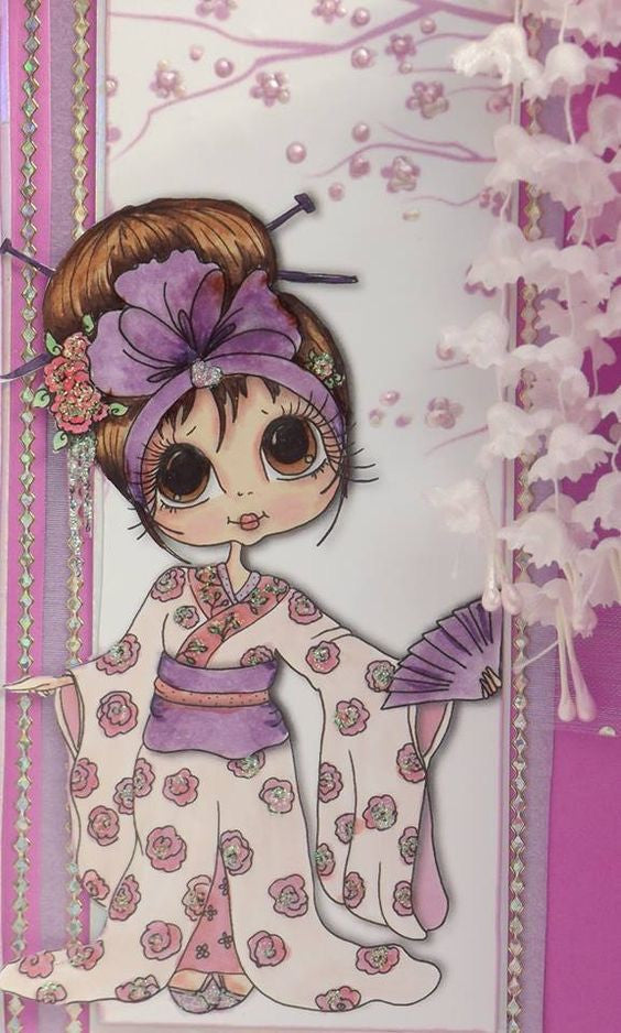 Sherri Baldy CHERRY BLOSSOM My Besties Stamp Set