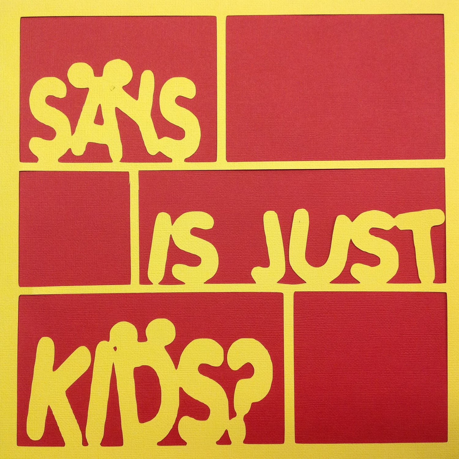 Page Frame WHO SAYS DISNEY 12"x12" Scrapbook Overlays