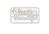Fabscraps RUSTIC BEAUTIFUL Die-Cut Grey Chipboard Word - Scrapbook Kyandyland