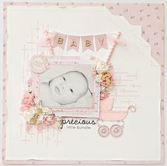 Kaisercraft Peek-A-Boo! INFANT 12"X12" Scrapbook Paper Scrapbooksrus