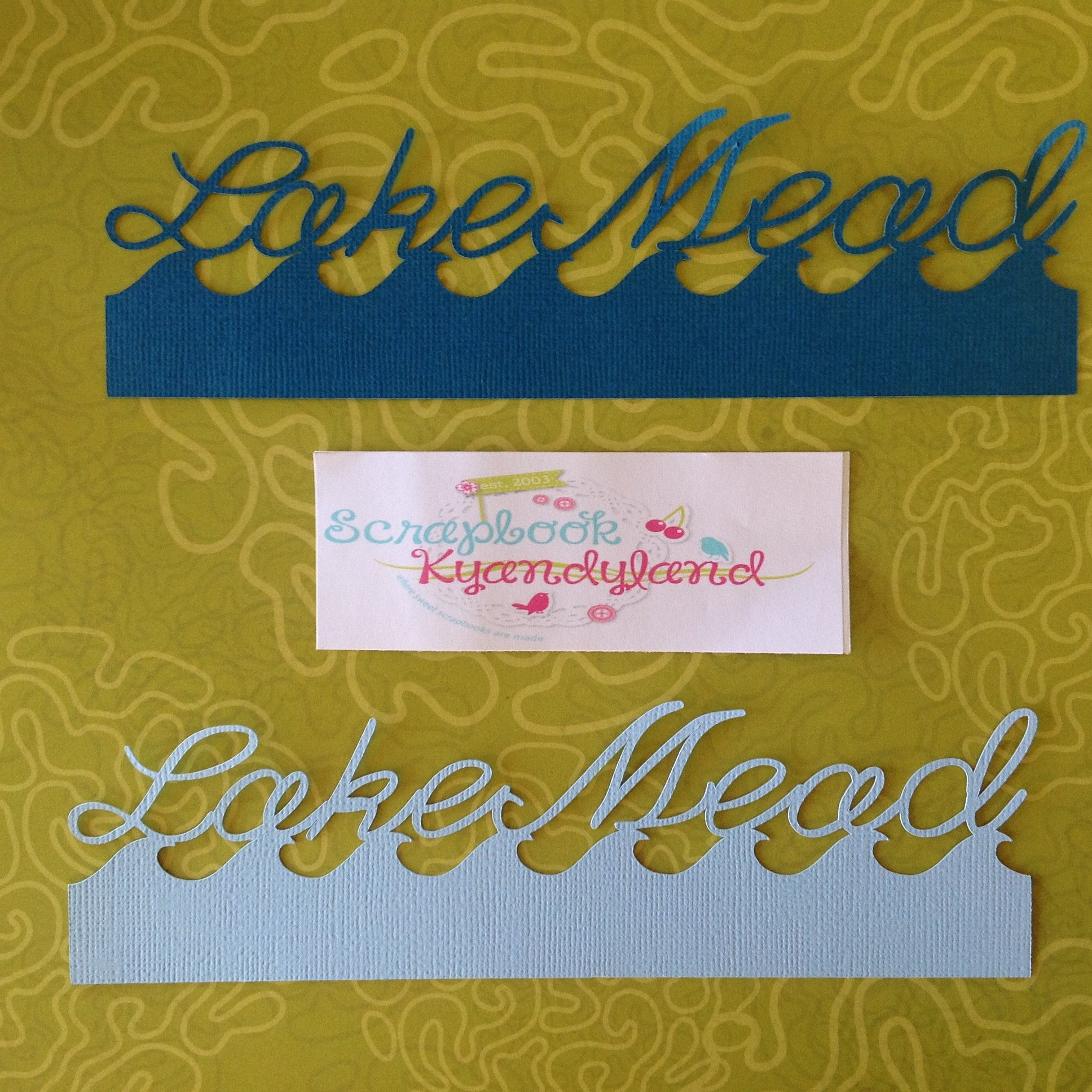 LAKE MEAD WAVE Travel LasVegas Laser Cuts 2"X 7.5"