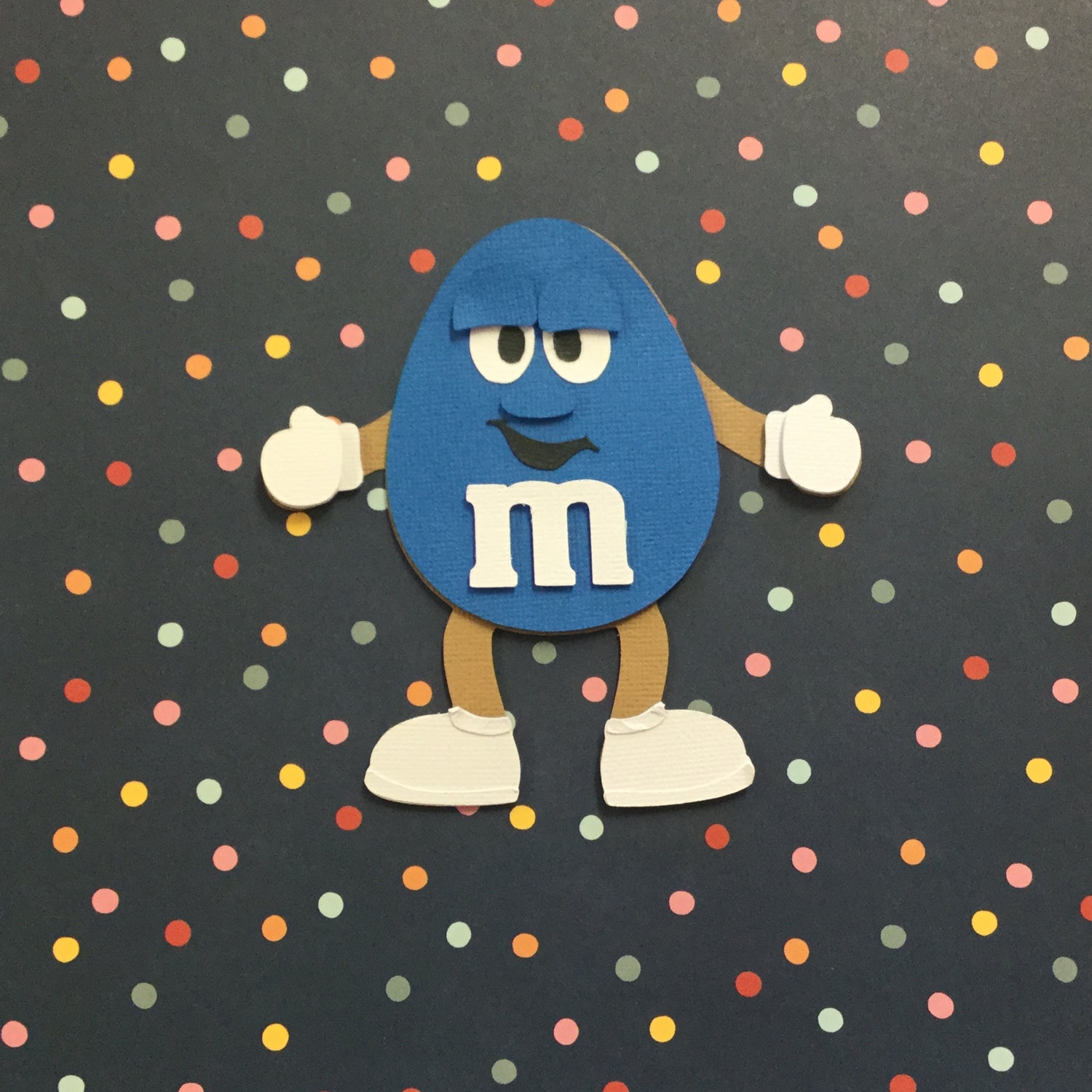 Las Vegas M&M’s RED PEANUT Custom DieCut Discontinued Scrapbookrus