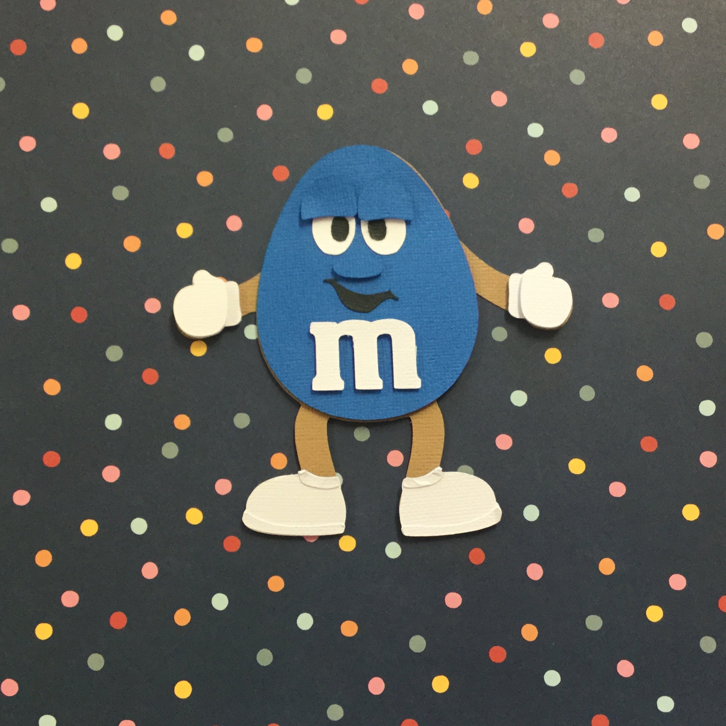 Las Vegas M&M’s RED PEANUT Custom DieCut Discontinued Scrapbookrus