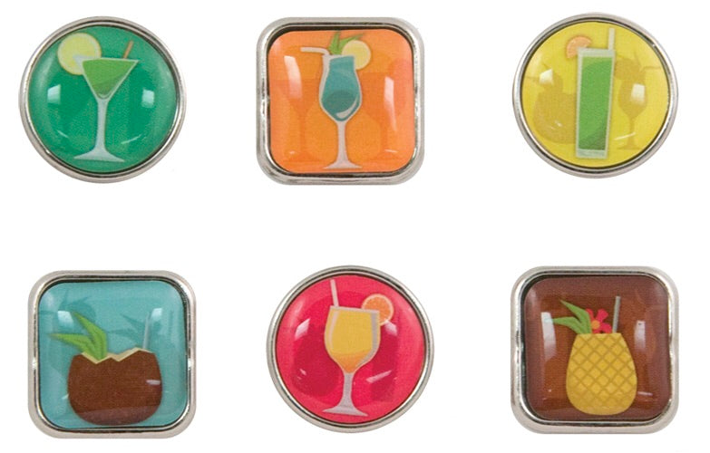 Karen Foster Brads TROPICAL DRINKS 6pc