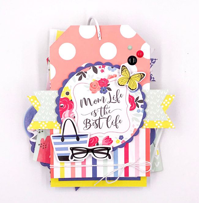 Echo Park 6"x12" I AM MOM Chipboard Phrases Sticker 31 pc Scrapbooksrus