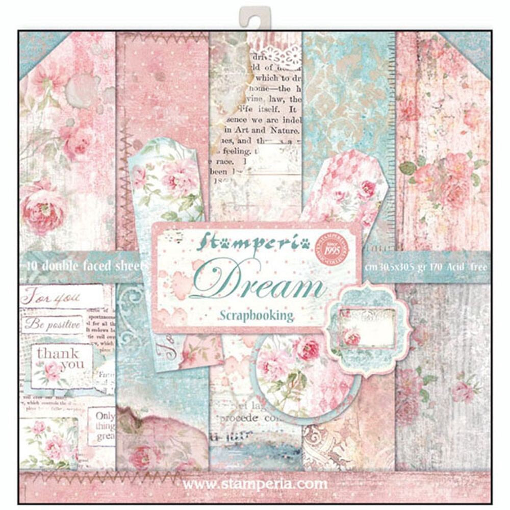 Stamperia Scrapbooking Paper Pad 12"X12" DREAM Scrapbooksrus