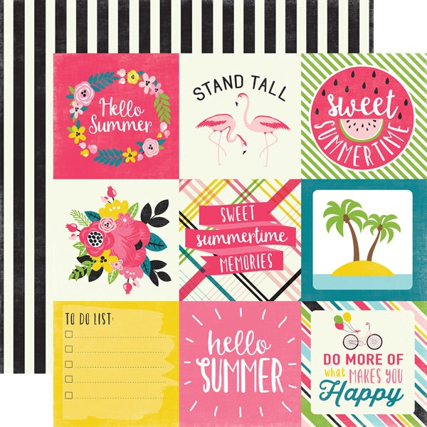 Echo Park SUMMER FUN Collection Kit 12"X12"