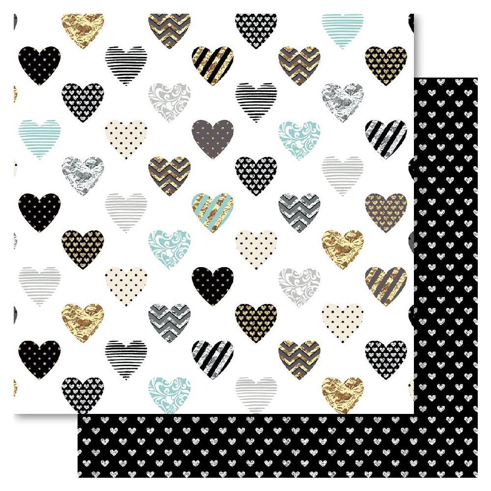 Bella! New York SWEETHEARTS 12x12 Scrapbook Paper