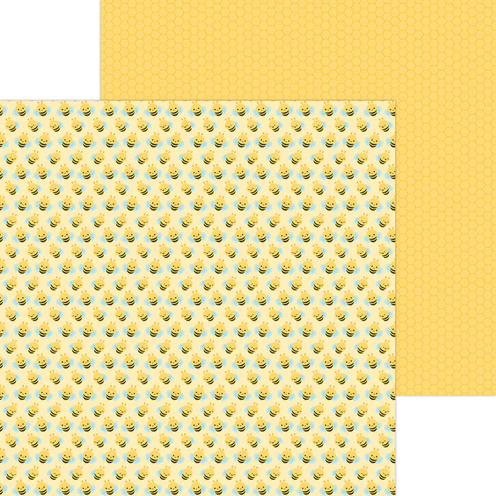 Doodlebug Farmers Market BEE HAPPY 12X12 Paper