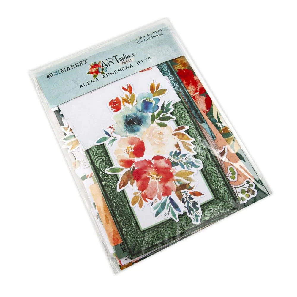 49 and Market Artoptions ALENA EPHEMERA BITS 71 Die-Cut Pieces