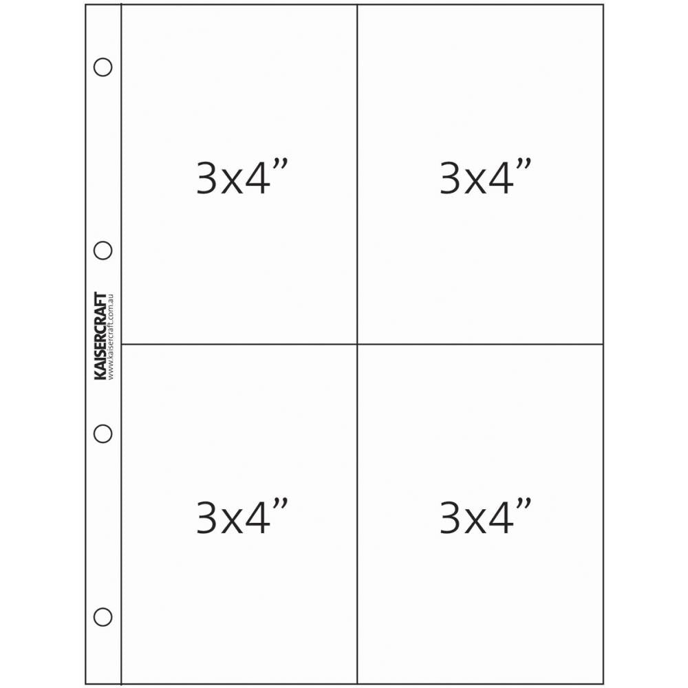 Kaisercraft Captured Moments 6"X8" D-RING ALBUM Cream
