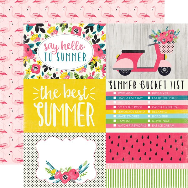 Echo Park SUMMER FUN Collection Kit 12"X12"