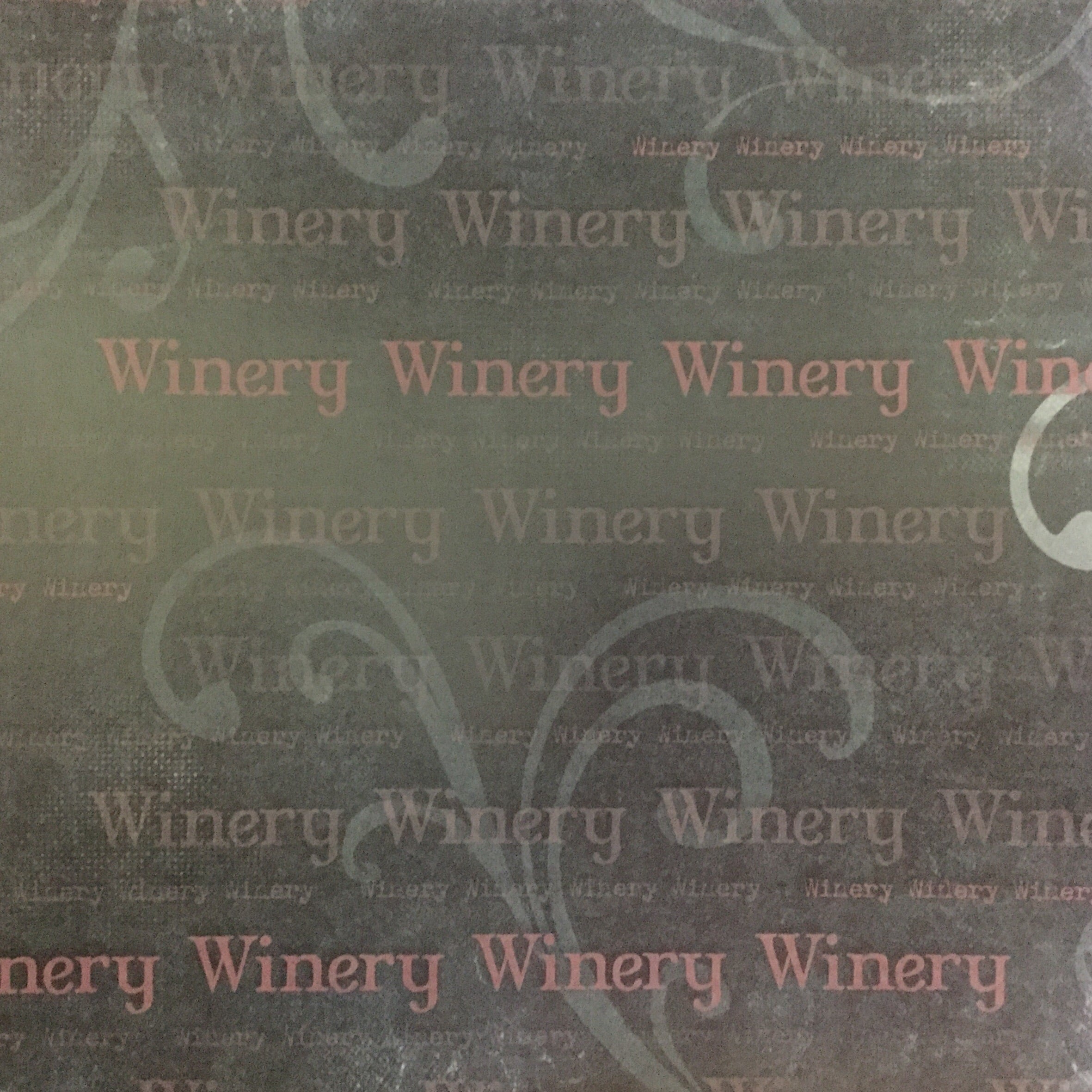 Old Antique Words WINERY MAROON 12"X12" Scrapbook Paper