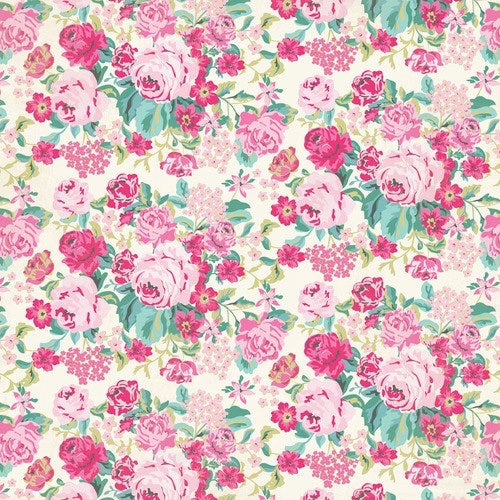 Pink Paislee Oh My Heart BELOVED FIVE 12"X12" Scrapbook Paper @Scrapbooksrus