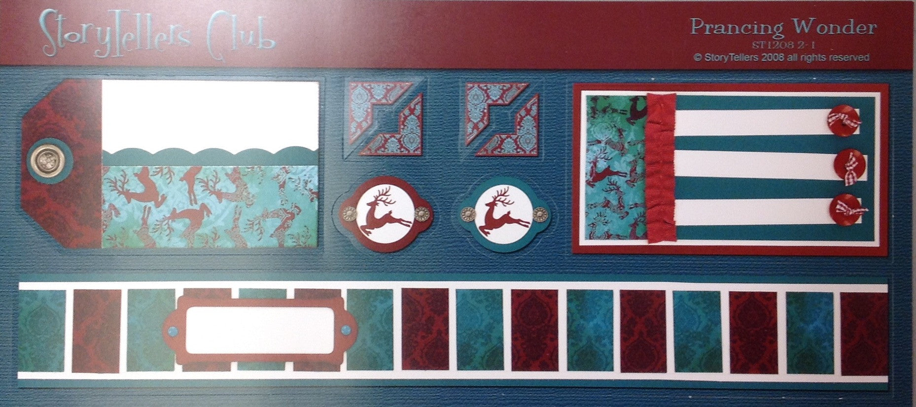 StoryTellers DieCuts PRANCING WONDER 2-1 6"X13"