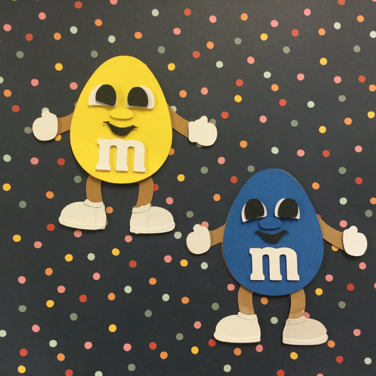 Las Vegas M&M’s RED PEANUT Custom DieCut Discontinued Scrapbookrus