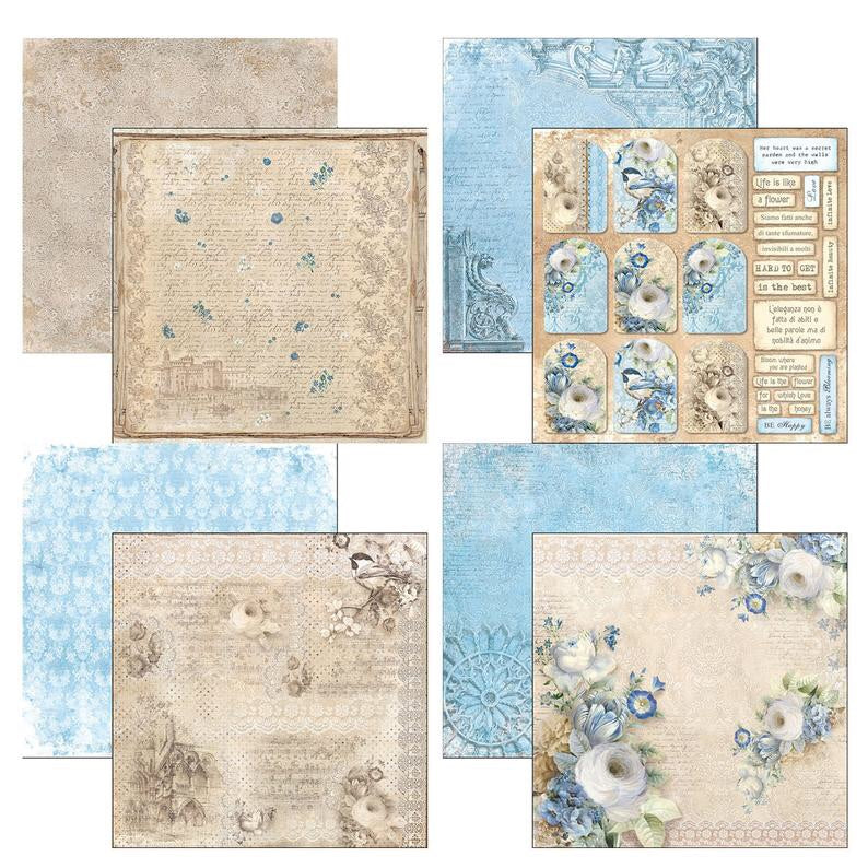 Ciao Bella BROCCATO ESTENSE Paper Pad 12 Sheets Scrapbooksrus