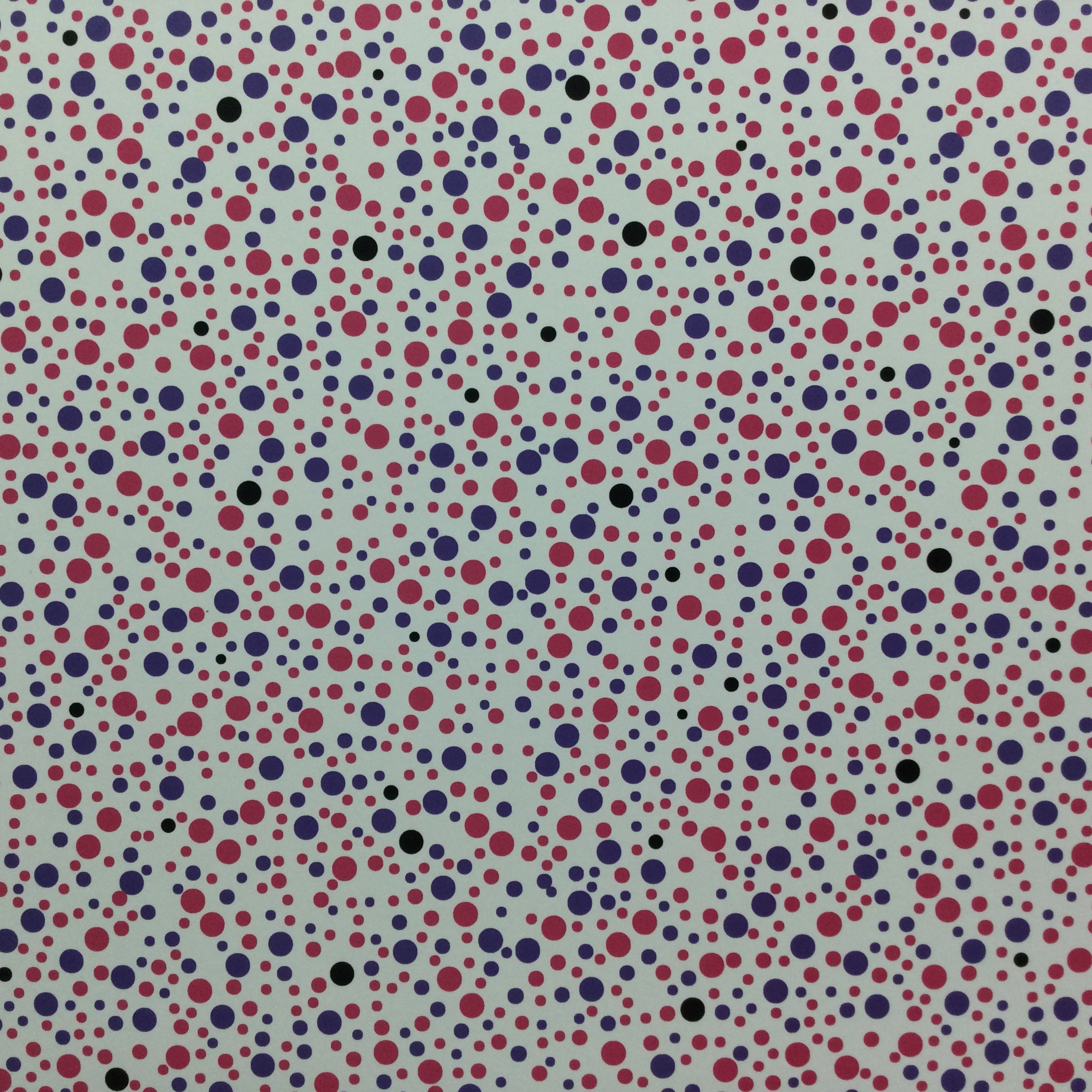 Scrapbook Customs Retro Dots PINK & PURPLE 12X12 Scrapbook Paper Scrapbooksrus