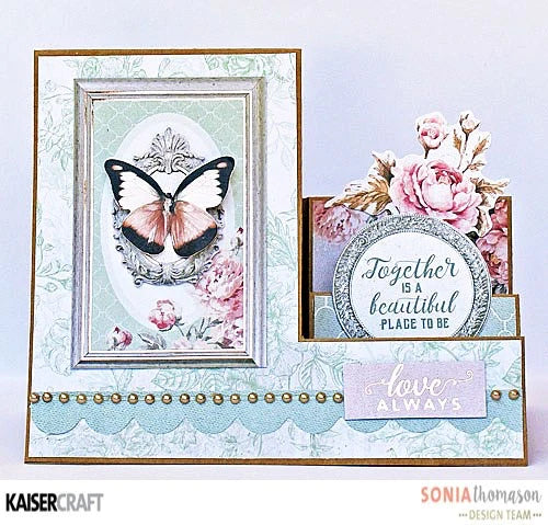 Kaisercraft Sage And Grace THOUGHTS 12"X12" Scrapbook Sheet Scrapbooksrus