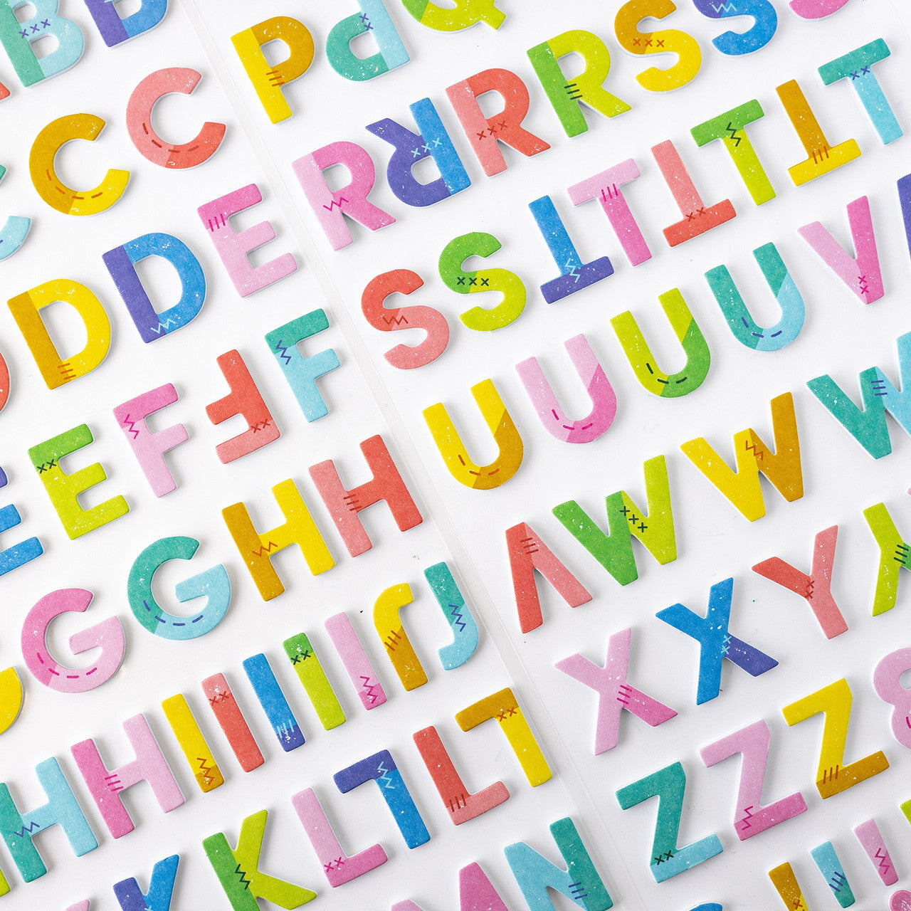 Thickers Paige Evans BLOOMING Wild Alphabet Foam Cardstock Stickers