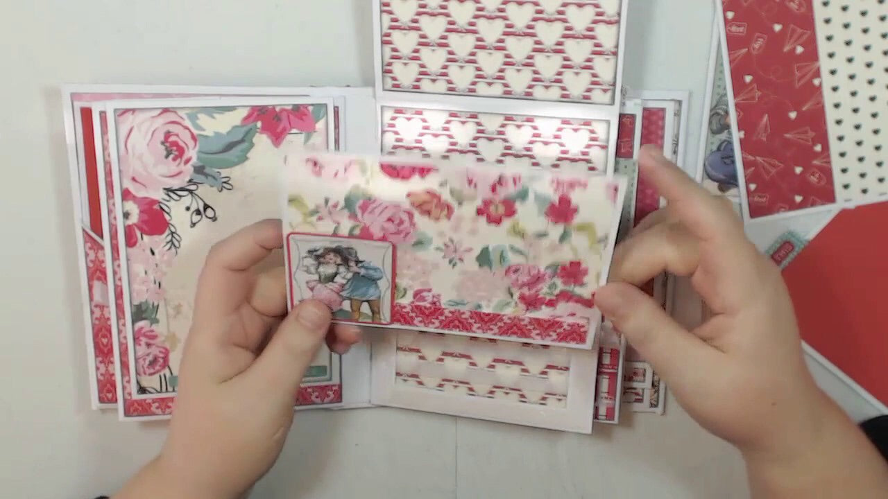 Pink Paislee Oh My Heart BELOVED FIVE 12"X12" Scrapbook Paper @Scrapbooksrus