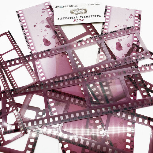 49 and Market Essential Filmstrips PLUM Vintage Bits Acetate