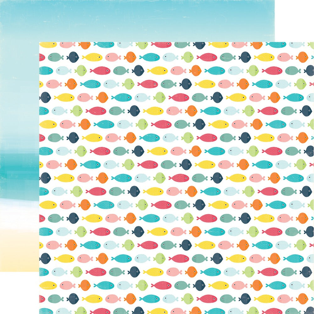 Echo Park SUMMER PARTY 12"X12" 14pc Scrapbook Kit Scrapbooksrus