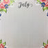 JULY MEMORIES Double Sided12"X12" Scrapbook Customs Paper scrapbooksrus