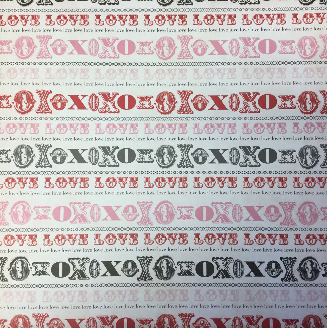 Paper Kit XOXO YOURS TRULY 12"X12" Scrapbooksrus
