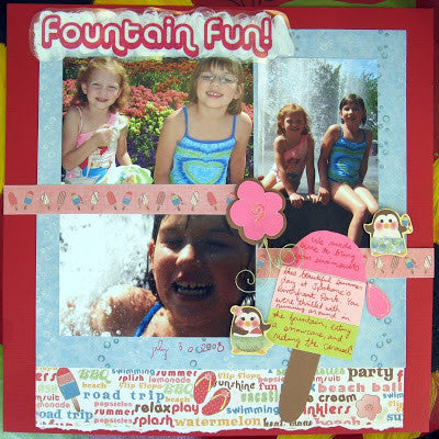 Best Creation A SHORE THING 12X12 Scrapbook Paper - Scrapbook Kyandyland