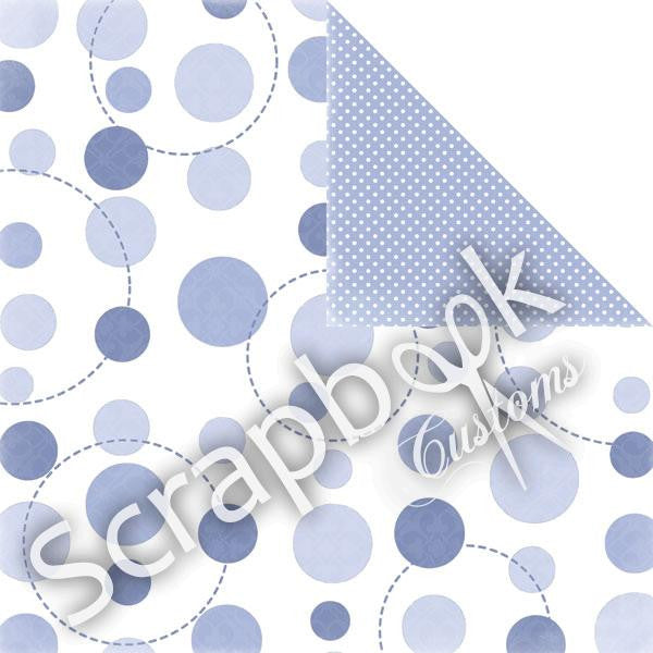 Large Dots & Circles Polka Dots 12"X12" Paper