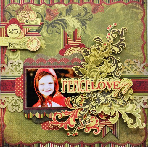 Kaisercraft TWIG & BERRY Collection 12"X12" 1 Sheet - Scrapbook Kyandyland