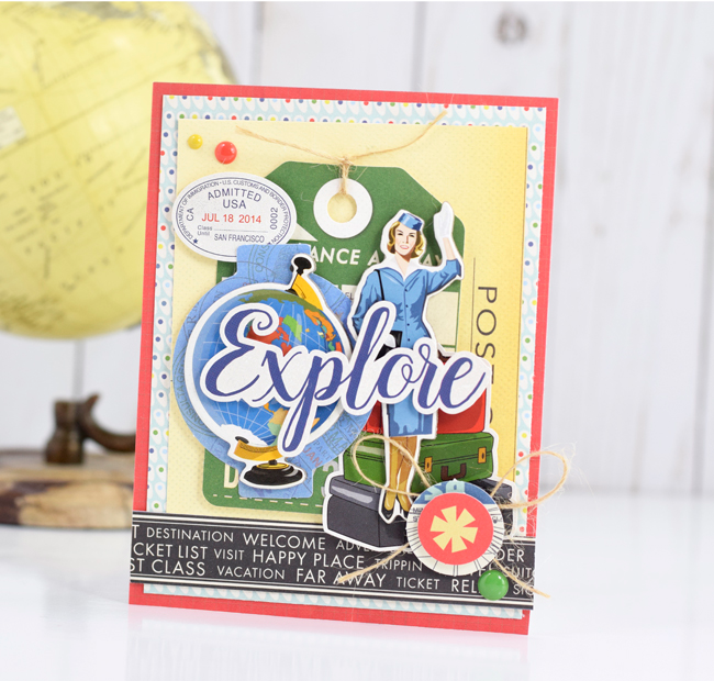 Carta Bella 6"x12" PASSPORT Chipboard  Phrases 44pc Scrapbooksrus