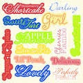 Jingle Adams Collection SWEET TART Chipboard 12"x12" 13 pc - Scrapbooksrus