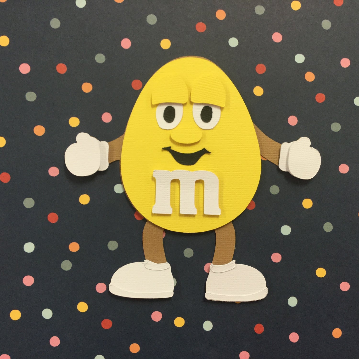Las Vegas M&M’s RED PEANUT Custom DieCut Discontinued Scrapbookrus