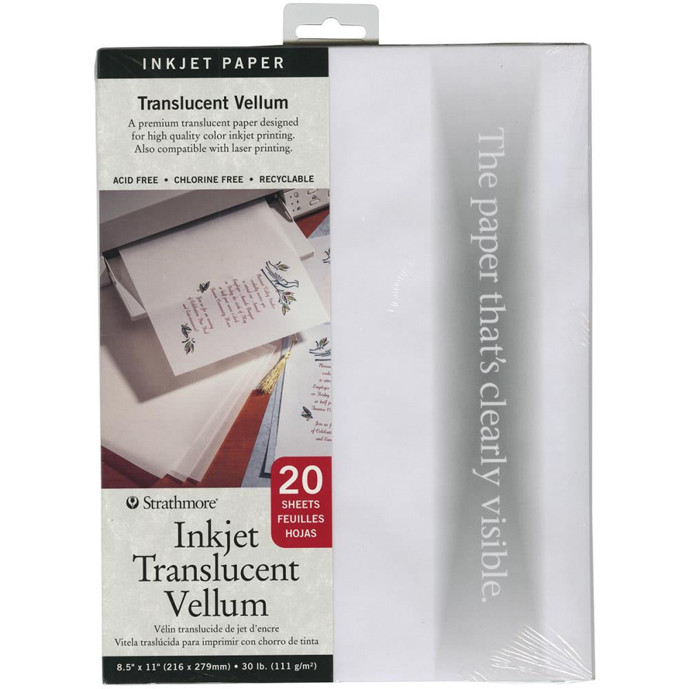Strathmore INKJET Translucent Vellum 20pc