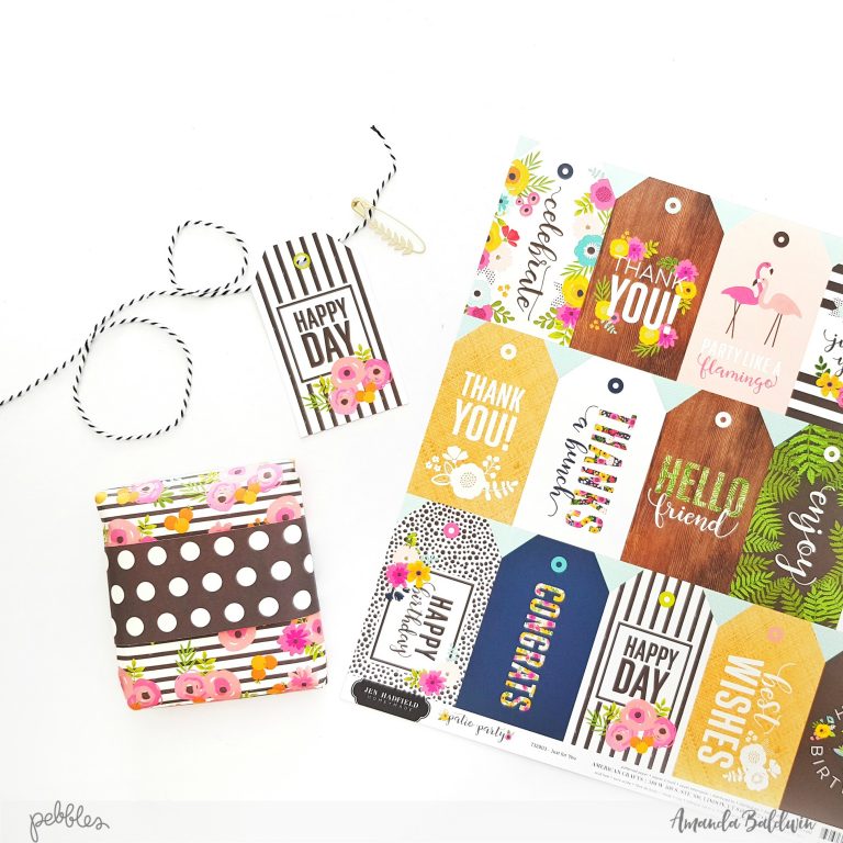 American Crafts Jen Hadfield PATIO PARTY Scrapbook Paper Kit