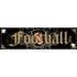 Scrapbook Customs FOOTBALL TRENDY 1pc 2”X8” Sticker Scrapbooksrus