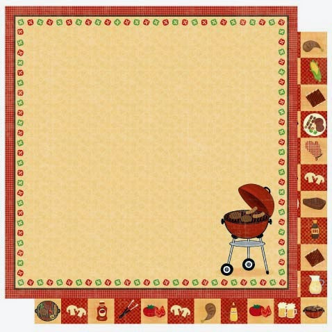 Best Creation BARBEQUE 12"x12" Scrapbook kit B Scrapbookrus