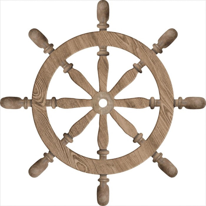 Kaisercraft High Tide SHIPS WHEEL Die-Cut Cardstock 12"X12" Scrapbooksrus